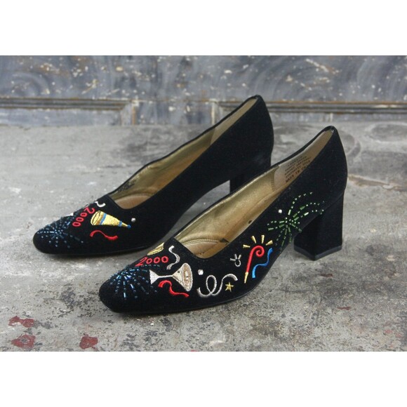 New Years Celebration Wedges, Worthington, Size 7M, special event shoes - Picture 2 of 7